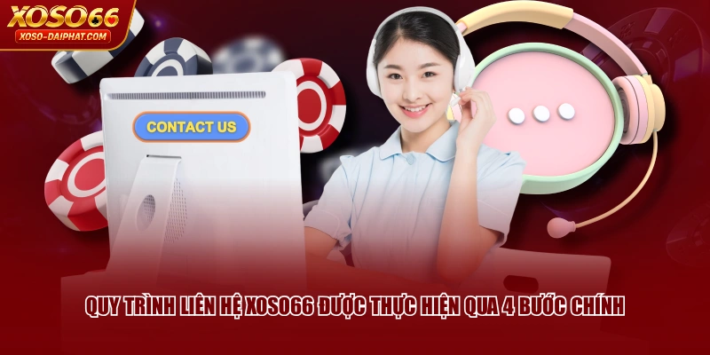 Quy trình liên hệ XOSO66 được thực hiện qua 4 bước chính